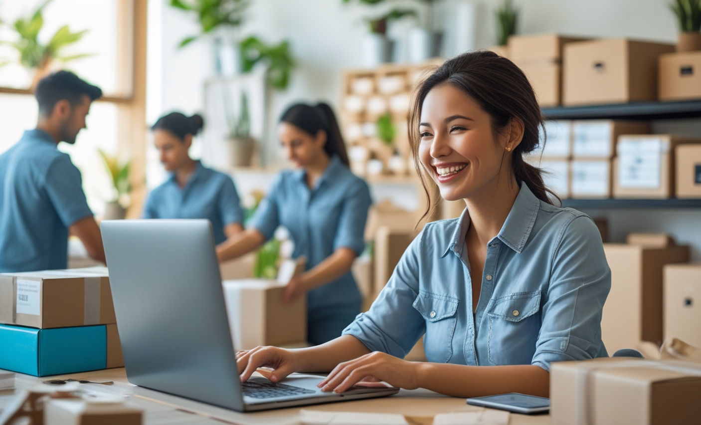 Business team working on cross-cultural sales